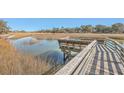 Scenic marsh view from the fishing pier and boardwalk at 1158 Village Creek Ln # 4, Mount Pleasant, SC 29464