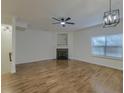 Spacious living room features hardwood floors, fireplace, and natural light at 4028 Babbitt St, Charleston, SC 29414