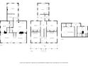 Detailed floor plan showcasing the layout of the house, including bedrooms, kitchen, living spaces, and bathrooms at 406 S Gum St, Summerville, SC 29483