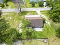 Aerial view of a home with a large yard, showing its position in the neighborhood at 93 Knights Ave, Walterboro, SC 29488