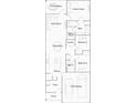 Detailed floor plan showcasing the layout of this open concept home with 3 bedrooms and 2 bathrooms at 192 Norse Bay, Summerville, SC 29486