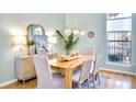 Stylish dining room with a modern table setting and elegant decor at 6159 Fieldstone Cir, Charleston, SC 29414