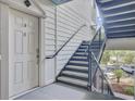 Exterior doorway and stairs provide easy access to this lovely apartment at 1111 Basildon Rd, Mount Pleasant, SC 29466