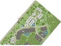 A map of the community with various homesites, wetland areas, and a community pool at 501 Caledon Ct, Johns Island, SC 29455