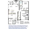 Layout of home with 2-car garage, EV charging station, and designated living spaces at 1641 Adventure Xing, Mount Pleasant, SC 29466
