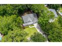 Aerial view of the well-manicured home showcasing the landscaping and mature trees at 8328 Berringer Bluff, North Charleston, SC 29418