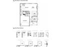Layout for the Drexel floor plan, showcasing kitchen, breakfast nook, living room, dining room and two-car garage at 206 Palfrey Dr, Ridgeville, SC 29472