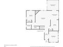 First floor layout featuring a living room, kitchen, dining room, bedroom, and screened porch at 1302 Paint Horse Ct, Mount Pleasant, SC 29429