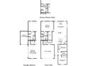 Detailed floor plan showcasing the layout of the house, including the Primary suite, kitchen, and garage options at 111 Captains Creek Ln, Ridgeville, SC 29472