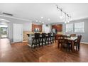 Bright kitchen with stainless steel appliances, breakfast bar and eat-in dining area, perfect for entertaining at 536 Man O War Ln, Moncks Corner, SC 29461