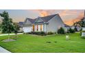Well-maintained home showcasing green lawn, landscaping, and neutral siding, nestled in a serene community at 554 Tidewater Chase Ln, Summerville, SC 29486