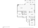 Floor plan of the house featuring a living room, kitchen, and dining room on the first floor at 2106 Clipstone Dr, Ladson, SC 29456