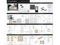 Home design mood board showcasing interior and exterior materials, colors, and finishes for the Wallace design at Blvd, Moncks Corner, SC 29461