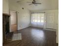 Living room with fireplace and hardwood floors at 106 Teddy Ct, Summerville, SC 29485