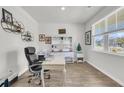 Bright home office featuring a large window and stylish decor, perfect for remote work at 134 Ivory Shadow Rd, Summerville, SC 29486