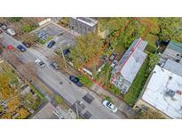 Aerial view of a charming house and surrounding neighborhood at 190 Coming St, Charleston, SC 29403