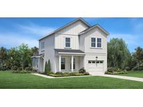 Two-story home with white siding, gray roof, and landscaping at 418 Queenview Ln, Charleston, SC 29414