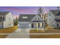 Two-story craftsman style home with gray siding and a two-car garage at 517 Yellow Leaf Ln, Summerville, SC 29486