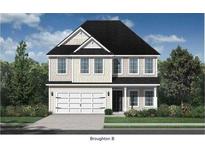 Two-story home with a gray roof, white siding, and a two-car garage at 300 Abercom Pl Dr, Moncks Corner, SC 29461