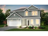 Two-story house with gray siding, white trim, and a two-car garage at 189 W Bradford Pointe Dr, Summerville, SC 29486