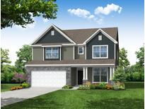 Two-story house with stone accents and a two-car garage at 349 Blue Oak Dr, Moncks Corner, SC 29461