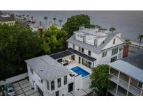 Luxury home with pool, and rooftop deck; waterfront property at 100 Murray Blvd, Charleston, SC 29401
