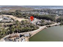 Aerial view of property location, showing neighborhood and nearby golf course at 3038 Fraserburgh Way # 2200, Mount Pleasant, SC 29466