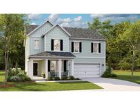 Charming two-story home with light siding, black shutters, and a well-maintained lawn at 133 Threaded Fern St, Summerville, SC 29485