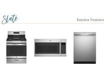 Stainless steel kitchen appliances included are a range, microwave, and dishwasher at 911 Dusk Dr, Summerville, SC 29486