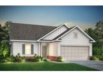 Charming single-story home showcasing classic architectural design and manicured landscaping at 148 Royal Cainhoy Way, Huger, SC 29450