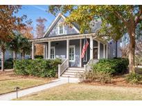 Charming home featuring a welcoming front porch, a well-manicured lawn, and tasteful landscaping at 3699 Codorus Ct, Mount Pleasant, SC 29466