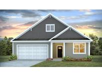 Charming single-story home featuring a one-car garage, covered front porch, and neutral color palette at 2234 Macallan Blvd, Ravenel, SC 29470