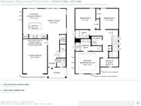 Detailed floor plan showcasing the layout of the home at 348 Chapman Cir, Goose Creek, SC 29445