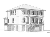 Two-story home featuring a charming front porch and classic architectural design at 1725 Vireo Ct, Johns Island, SC 29455