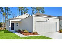 Charming one-story home with a one car garage, and simple landscaping at 312 Pine Crest View Dr, Summerville, SC 29486
