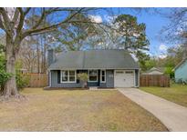 Charming single-story home with a well-maintained front yard and inviting curb appeal at 1146 Rivercrest Dr, Charleston, SC 29412