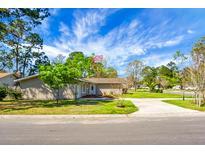 Well-kept home with an expansive front yard, healthy lawn, and lush landscaping under a brilliant blue sky at 201 Miami St, Ladson, SC 29456