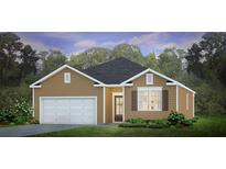 Charming single-story home with brown siding, white trim, attached garage and well-maintained landscaping at 334 Blue Haw Dr, Moncks Corner, SC 29461
