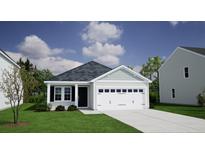 Charming single-Gathering home featuring a two-car garage and a well-manicured lawn at 215 O'Leary Cir, Summerville, SC 29483