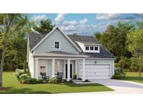 Charming single-Gathering home with a manicured lawn, covered front porch, and a two-car garage at 145 Threaded Fern St, Summerville, SC 29485