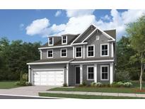 Beautiful two-story home with gray siding, white trim, and an attached two-car garage at 767 Maynard Ln, Summerville, SC 29486
