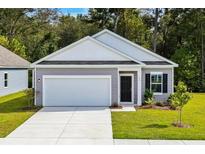 Charming single-story home featuring a two-car garage, manicured lawn, and inviting front entrance at 544 Pender Woods Dr, Summerville, SC 29486