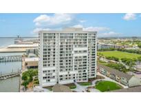 Stunning high-rise condo building featuring private balconies and panoramic water views at 330 Concord St # 4A, Charleston, SC 29401