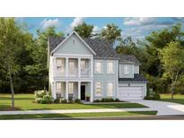 Charming two-story home with a welcoming front porch and attached garage, nestled among lush trees at 549 Richfield Way Way, Summerville, SC 29486