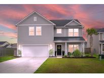 Charming two-story home with a well-manicured lawn and integrated two car garage at 102 Bolsena Ct, Summerville, SC 29486