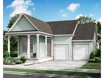 Charming craftsman-style home with covered porch, two-car garage, and beautifully landscaped front yard at 366 Trailmore Ln, Summerville, SC 29486