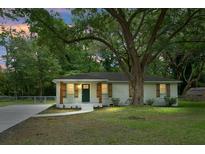 Charming one-story home with a lush green yard and mature trees in a serene, residential setting at 1621 Point Park Dr, Johns Island, SC 29455