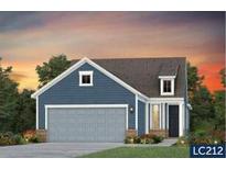 Charming blue two-story home featuring an attached two car garage, lovely landscaped yard and welcoming front entry at 740 Blue Iris Way, Summerville, SC 29486
