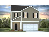 Charming two-story home featuring a two-car garage, neutral siding and black shutters at 807 Long Bluff Rd, Summerville, SC 29486