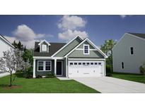 Charming single-Gathering home showcasing a two-car garage and manicured lawn, enhancing curb appeal at 539 O'Leary Cir, Summerville, SC 29483